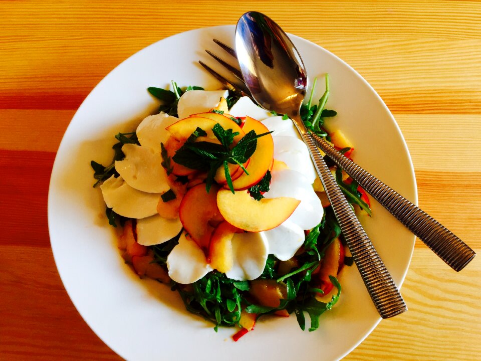 Salad arugula food