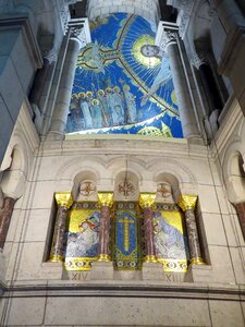 Sacred heart dome decoration ceiling photo