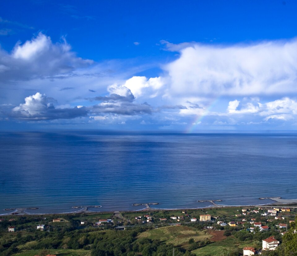 Clouds tyrrhenian sky