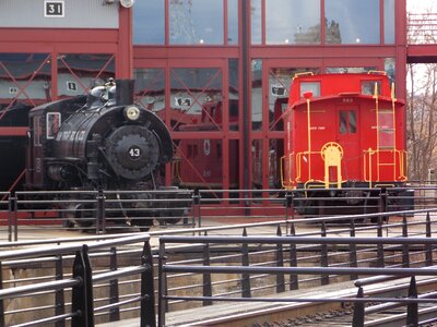 Steam train engine railroad