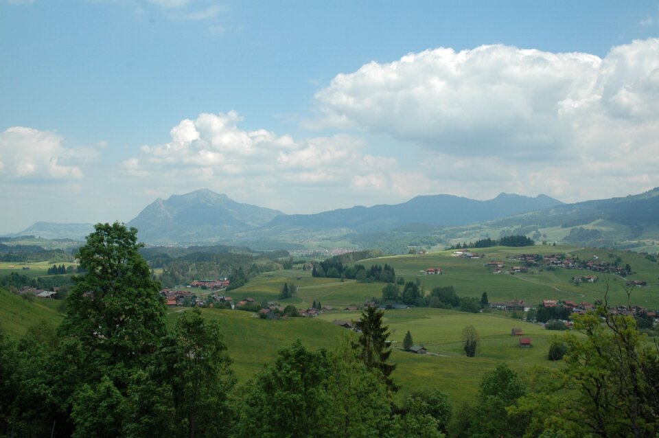 Mountains panorama allgäu