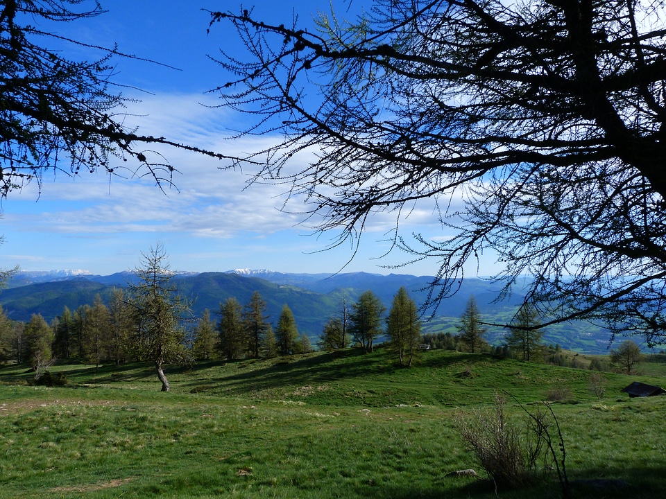 Spring alps hiking photo