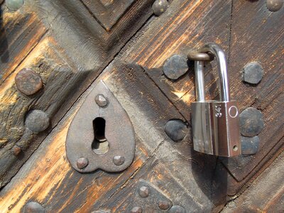 Key door vintage door photo