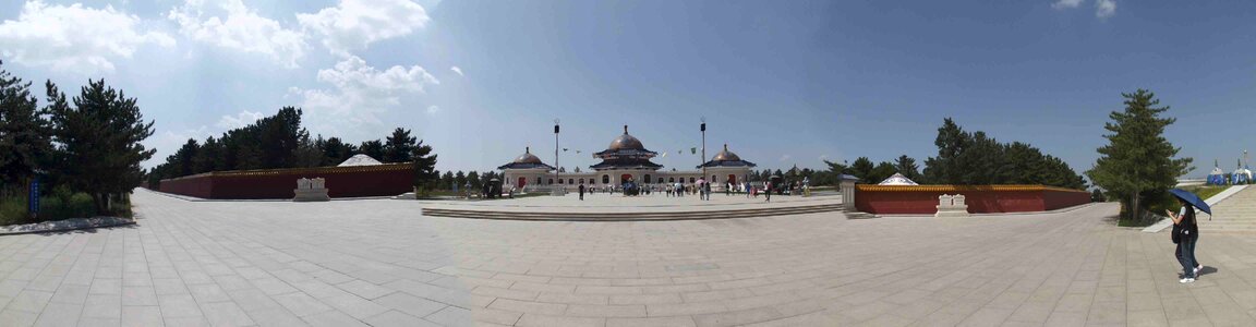Inner mongolia genghis khan mausoleum photo