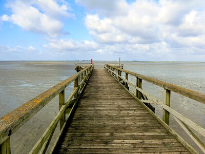 North sea wadden sea ebb photo