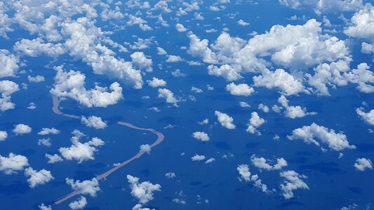 Aviation clouds wings