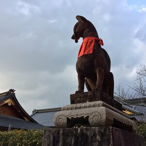 Beast sculpture fox