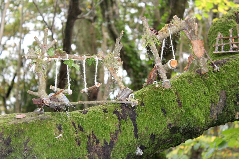 Tree miniature garden furniture