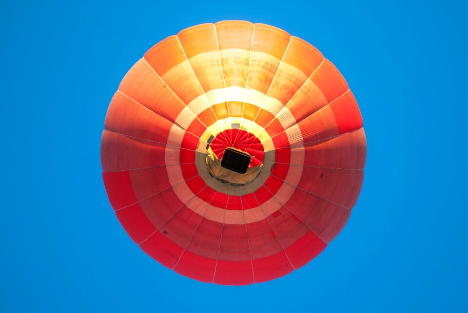 Travel hot air balloon trip float