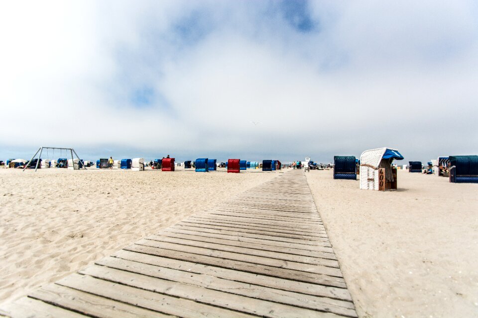 Beach vacations clouds