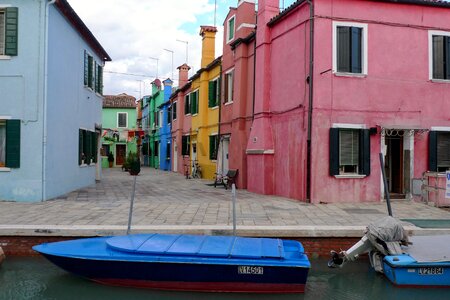 Colorful houses houses windows