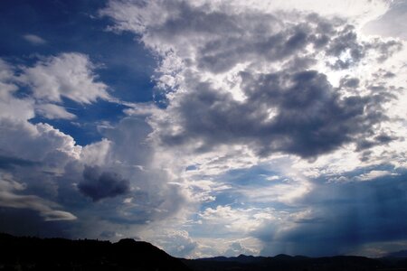 Clouds cumulus