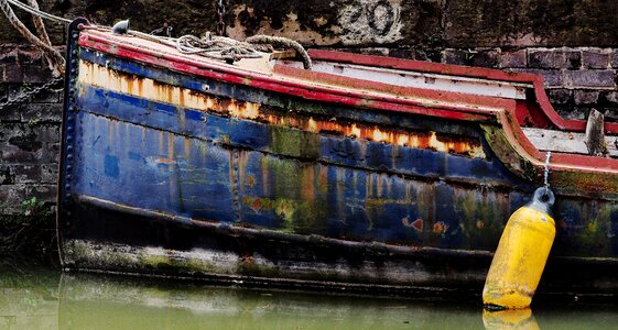 Rusting iron metal