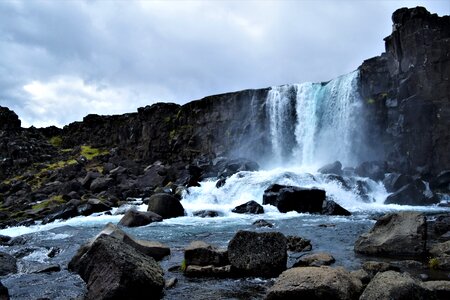 Cascade stream splash