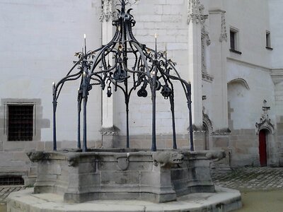 Well metalwork detail