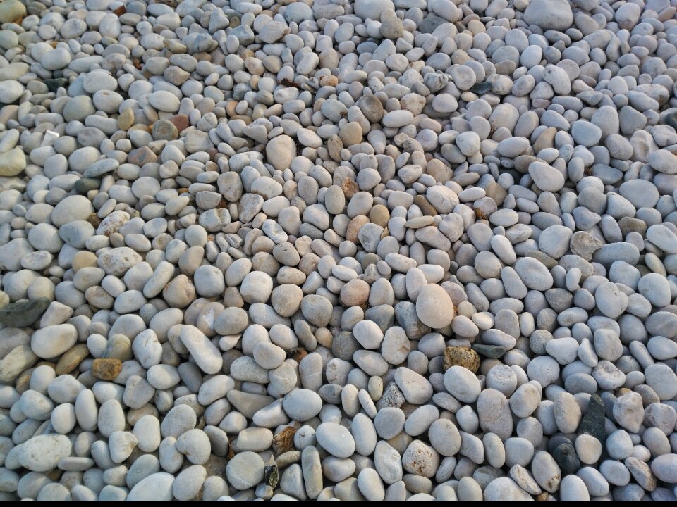Beach rocks landscape