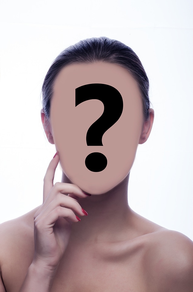 Question mark circle identity