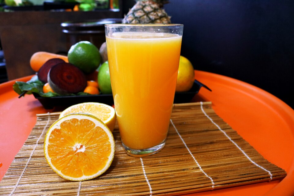 Fresh glass healthy