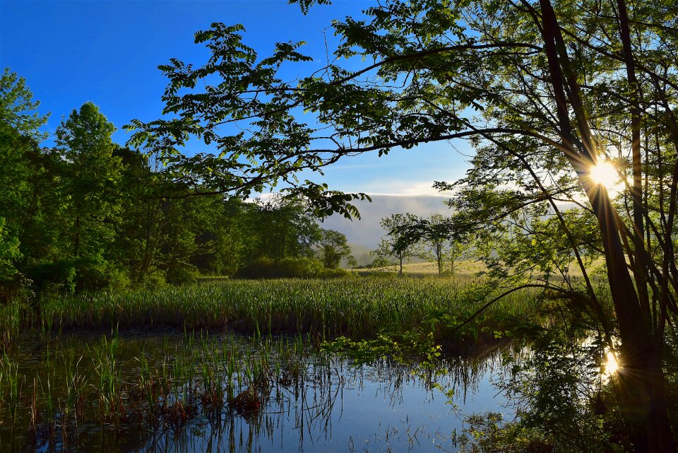 Landscape water sky