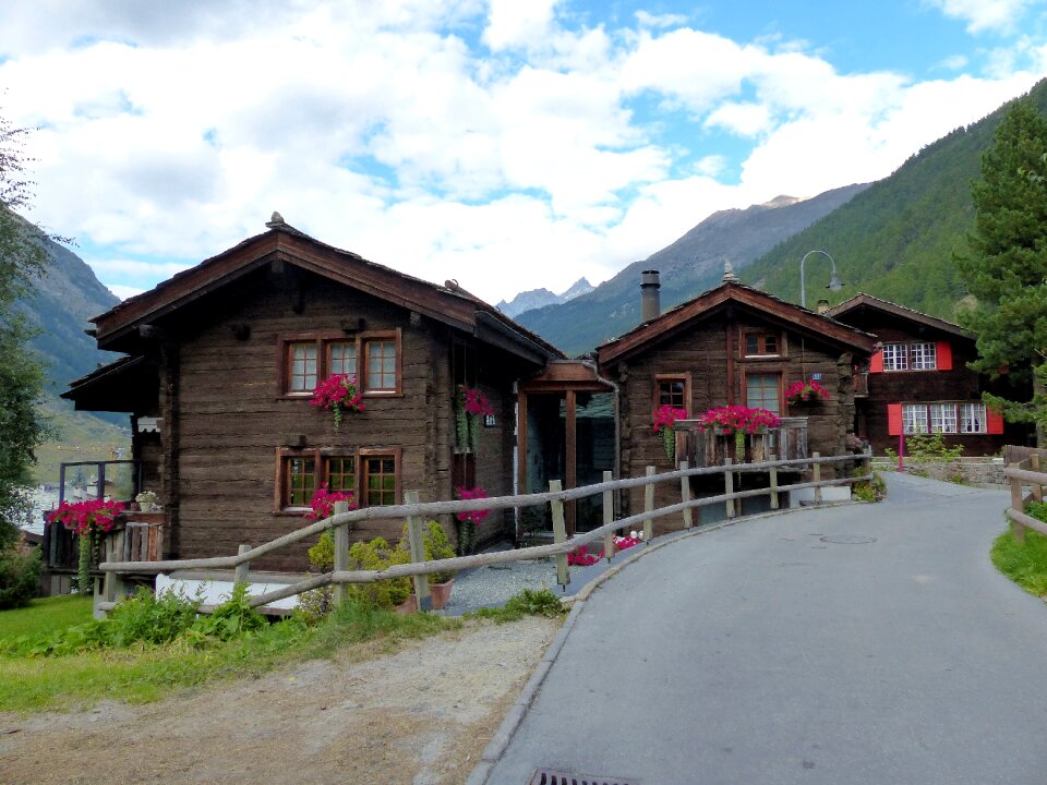 Mountains hut zermatt