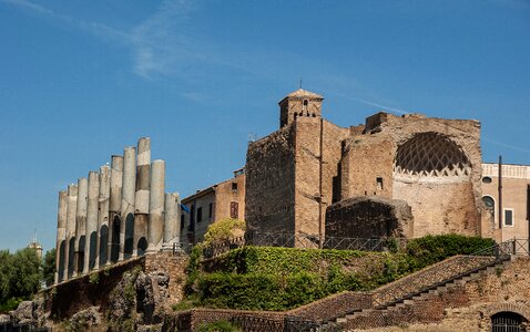 Coliseum forum ancient architecture photo