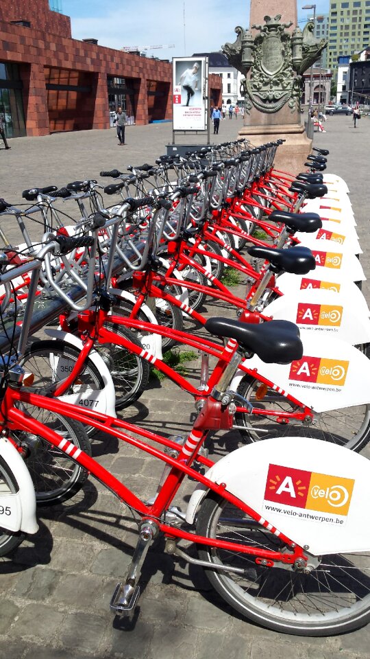 Bicycle station belgium