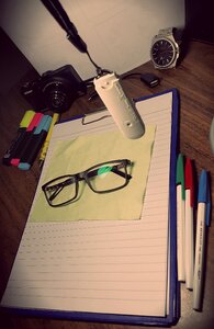 Brown study brown camera brown studying