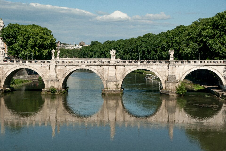 Rome bridge saint-angel