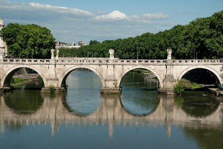 Rome bridge saint-angel photo