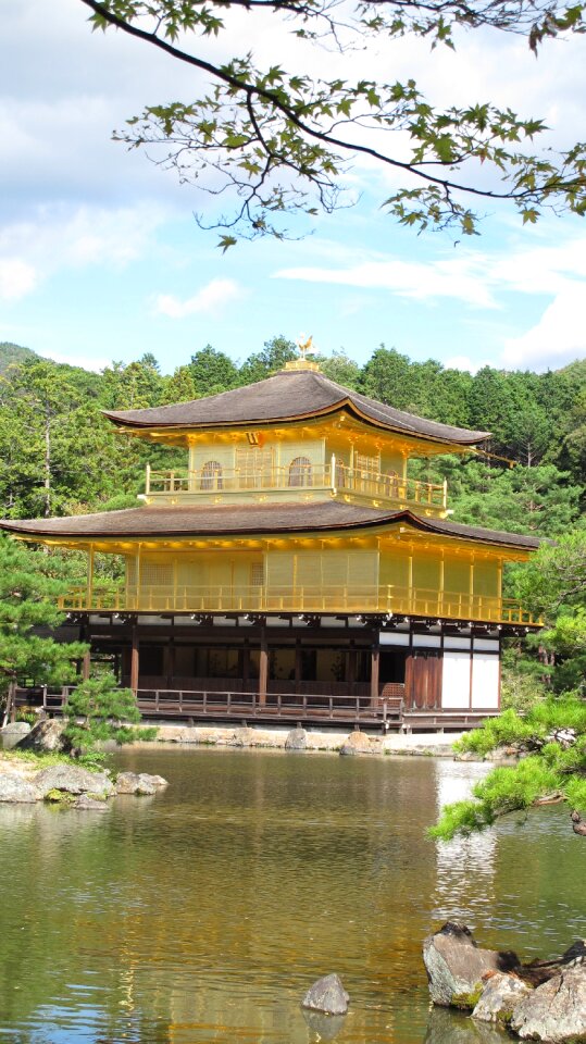 Temple of the golden pavilion 鹿苑寺 金閣寺