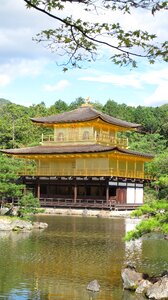 Temple of the golden pavilion 鹿苑寺 金閣寺