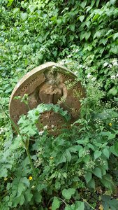 Headstone churchyard spooky photo
