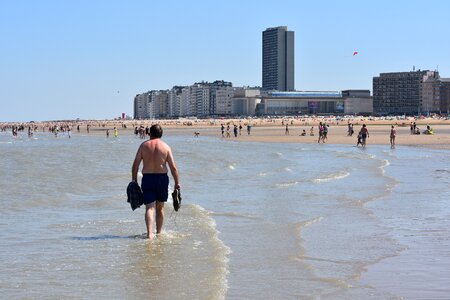 Beach summer oostende
