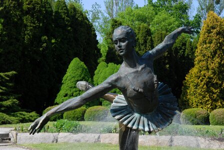 Park sculpture garden photo