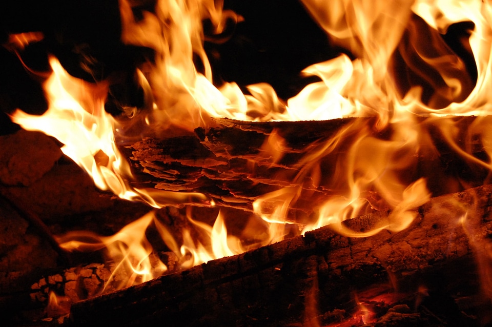 Fire atmosphere hot