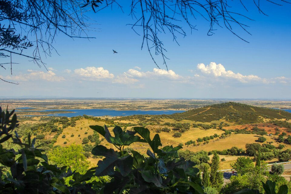 Panorama grande lago portugal