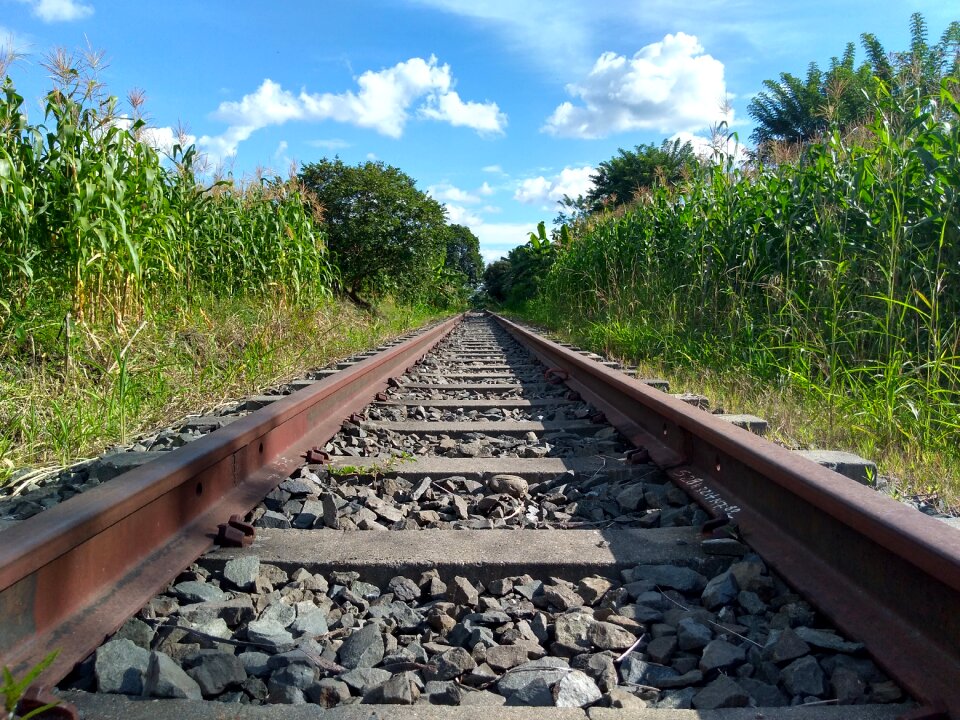 Rail trains background