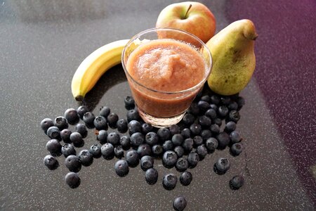 Blueberries eat vitamins