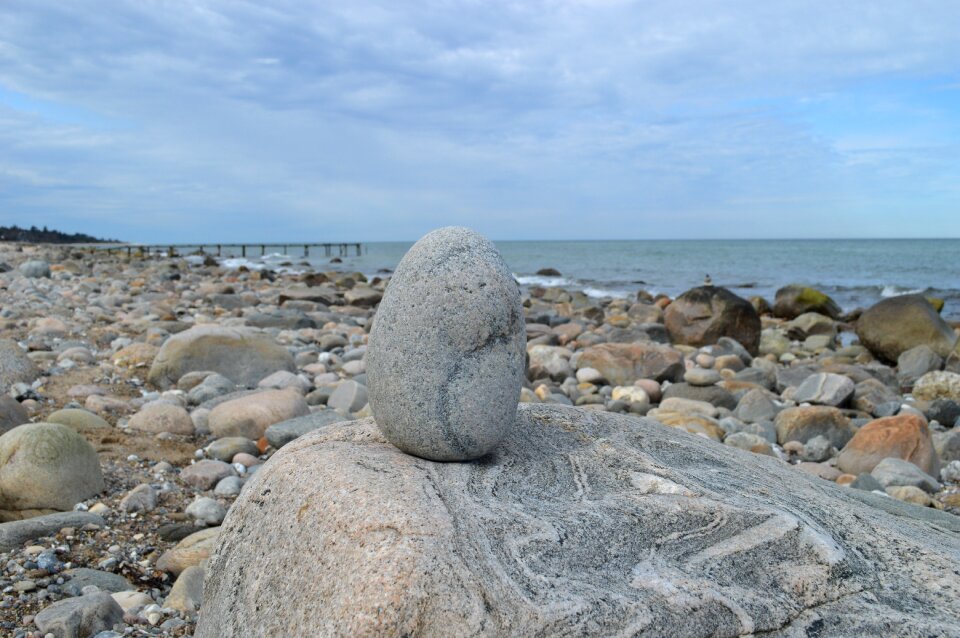 Beach natural strandsten