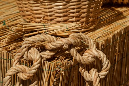 Braid rope basket