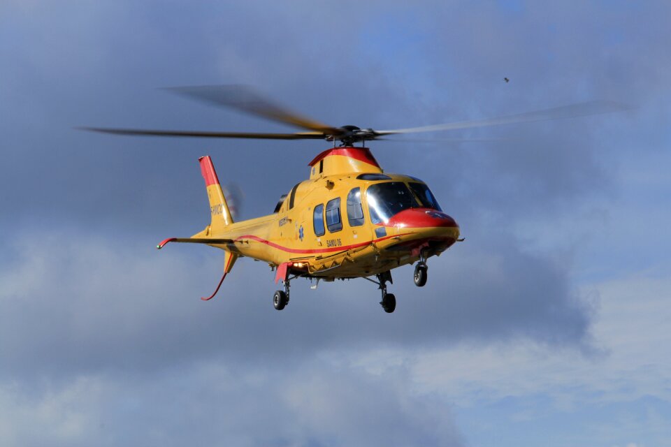 Helicopter samu emergency
