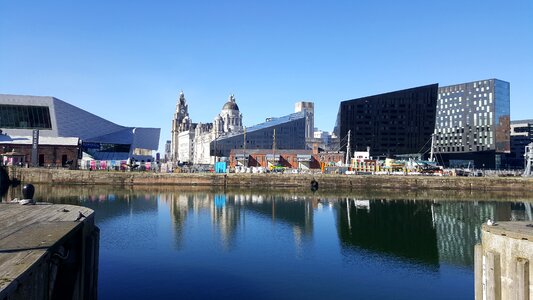Liverpool port modern building photo