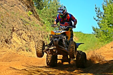 Atv cross race photo