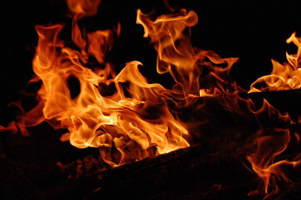 Fire atmosphere hot