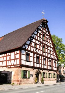 Historically historic center fachwerkhaus