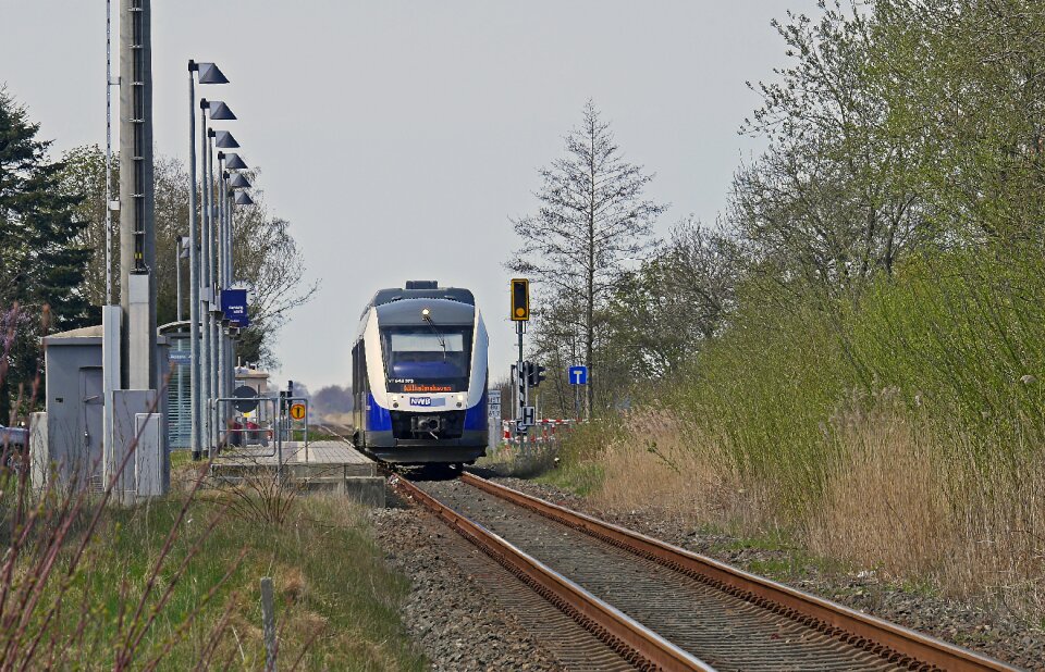 Single-track rural rail traffic