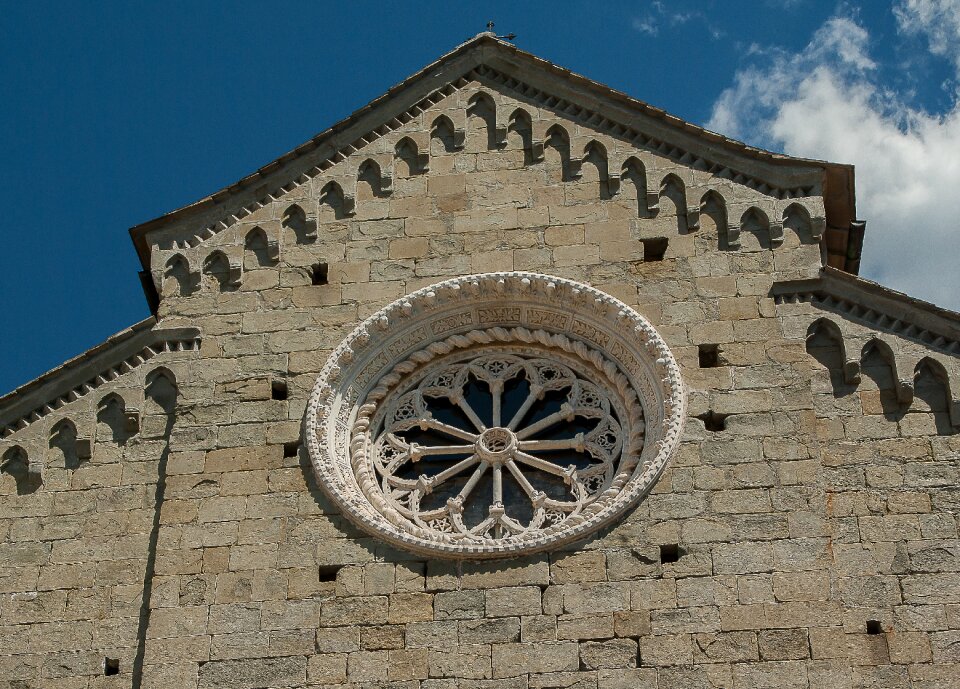 Church architecture rosette