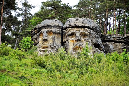 Czech republic people's creativity sandstone