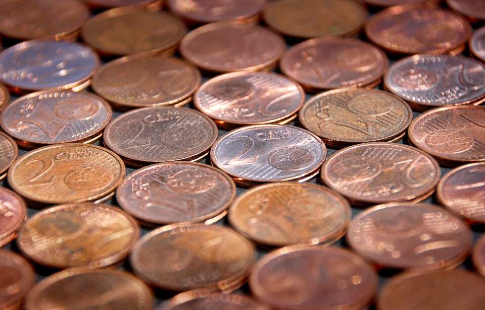 Means of payment copper euro