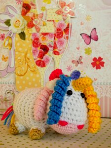 Fabric stuffed animal hand labor